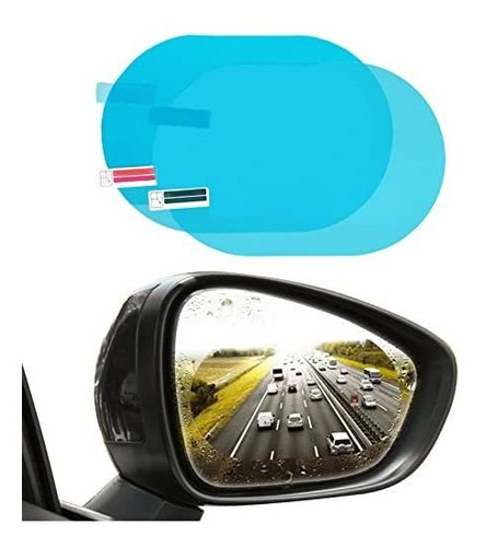 2pcs Car Rearview Mirror Film, Impermeable 1ybh7