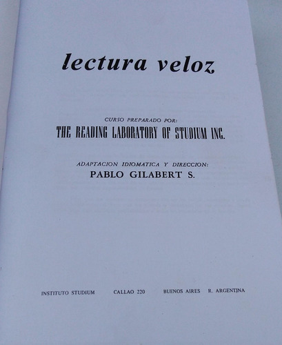 Mercurio Peruano: Libro Lectura Veloz Memoria Agilidad L175