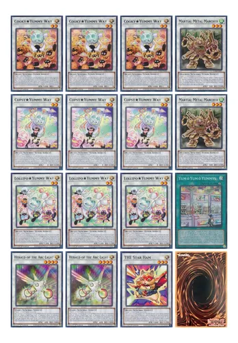 Set Deck Yummy /nhamy Yugioh! Oficial! | Parcelamento sem juros