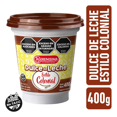 Dulce Leche La Serenisima Colonial 400gr