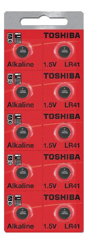 Pilas Lr41 Ag3 1,5v Toshiba X10 Unidades