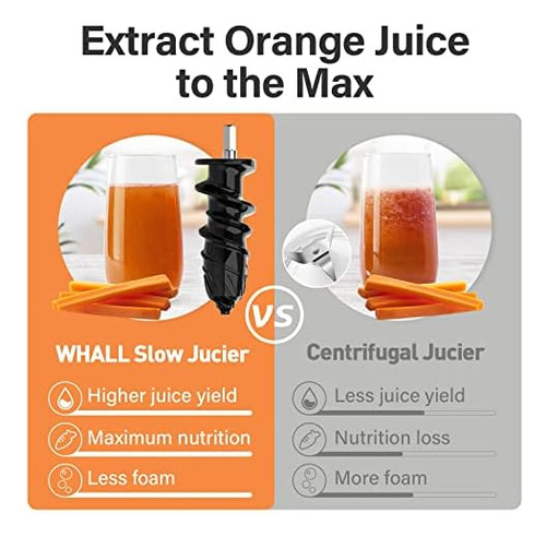 Whall Exprimidor Lento, Exprimidor De Masticación, Máquinas