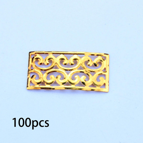2 De 100 Anillos De Cuentas Para, Diseño Metálico 2 Piezas