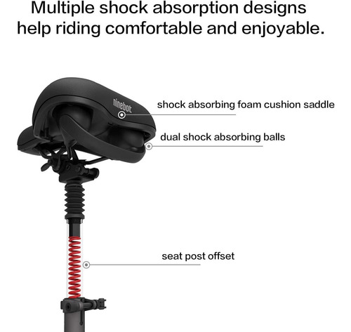 Segway Ninebot - Sillín De Asiento Eléctrico Para Scooter Ma