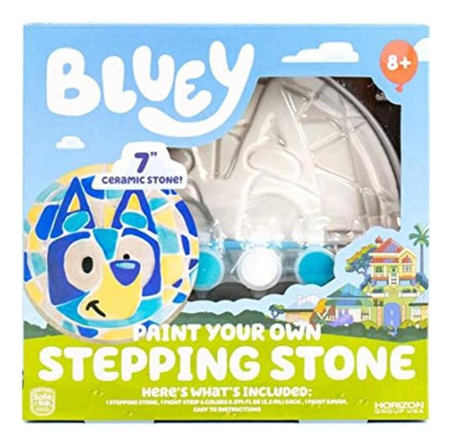 Bluey Paint Your Own Stepping Stone Diseño De 7 Piezas De