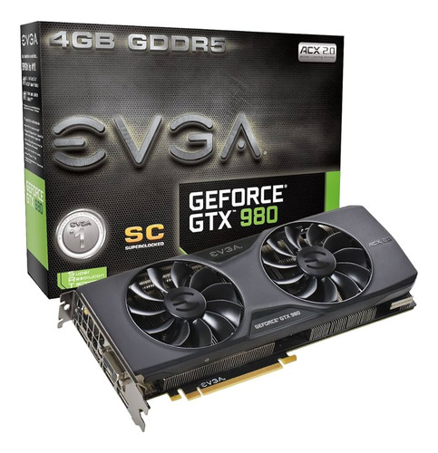 Placa De Video Evga Geforce Gtx 980 Sc 4gb