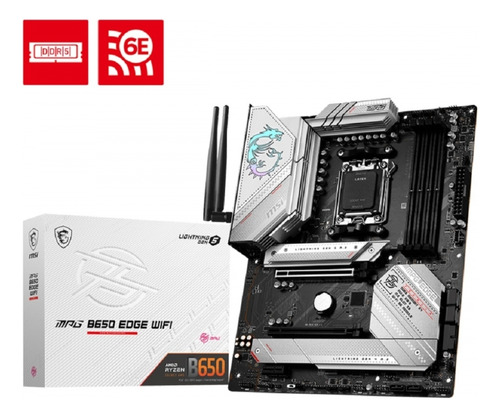 Tarjeta Madre Msi Mpg B650 Edge Wifi, Amd, Enchufe Am5, Amd