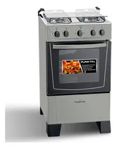 Comprar Cocina Combinada Punktal Pk6617 Inox Gas Con Horno Eléctrico