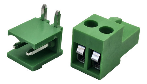 Terminal Block 2 Pin Desmontable, Paso 3.962 Mm (10 Juegos)