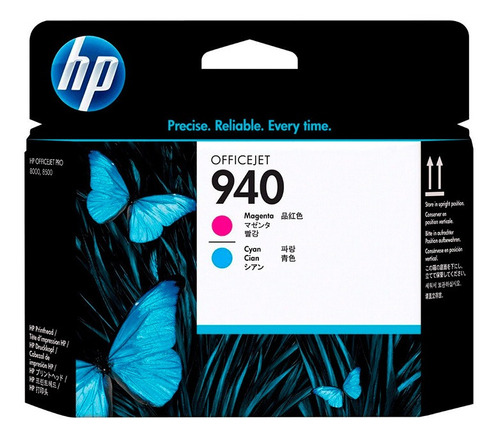 Cabezal Hp 940 Original Cian Magenta C4901a Gtia Pasada