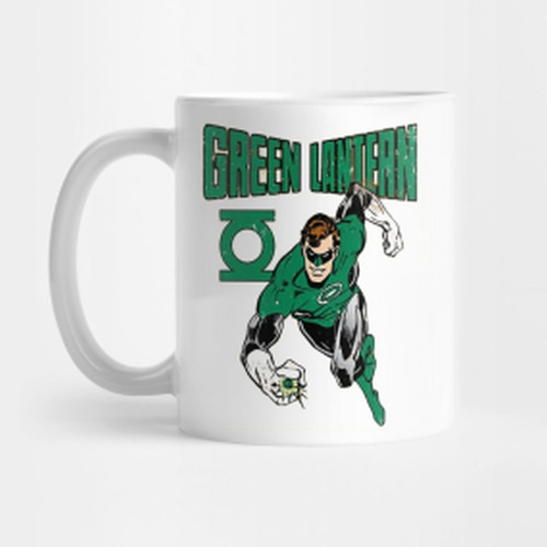 Taza Linterna Verde Green Lantern Superhéroe Freekomic B2