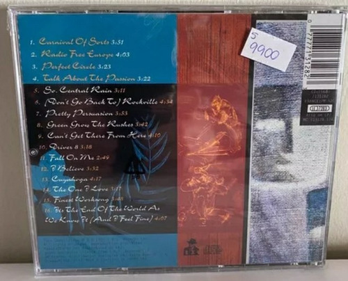 The Best Of Rem Cd Original Irs Récords Holland 