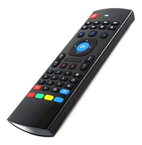 Imagem 1 de 4 de Controle Remoto Air Mouse + Teclado Wireless Smart Tv Pc