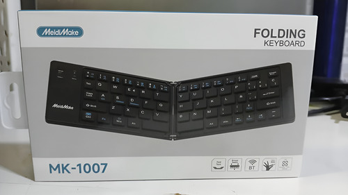 Teclado Plegable Inalambrico Bluetooth Recargable Mk-1007