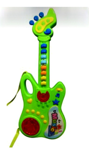 Guitarra Electrica Infantil Luces Y Sonidos Diferentes 