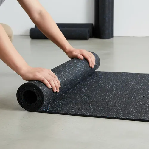 Piso Caucho Rollo Gimnasio 10mx1mx2mm | Cuotas sin interés