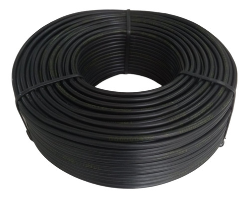 Cable Unifilar 4mm Negro  Rollo 100mts.