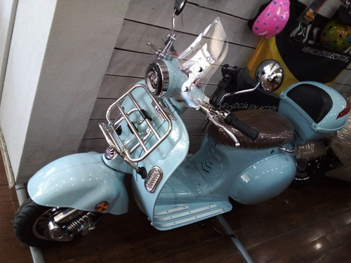Imagen 10 de 25 de Scooter Moto Electrica Vespa Vintage Siambretta No Zanella