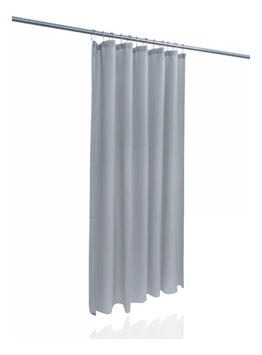 Cortina De Baño De Poliester De 180 X 180 Cm Incluye Ganchos