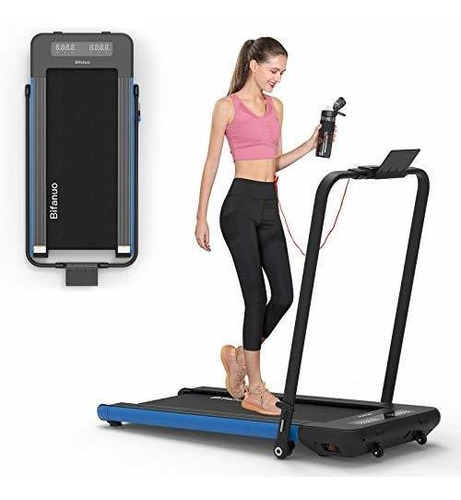 Bifanuo 2 In 1 Folding Treadmill, Smart Walking Running Mac