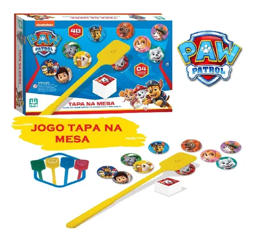 Jogo Tapa Na Mesa Patrulha Canina - Nig Brinquedos - lojasmel