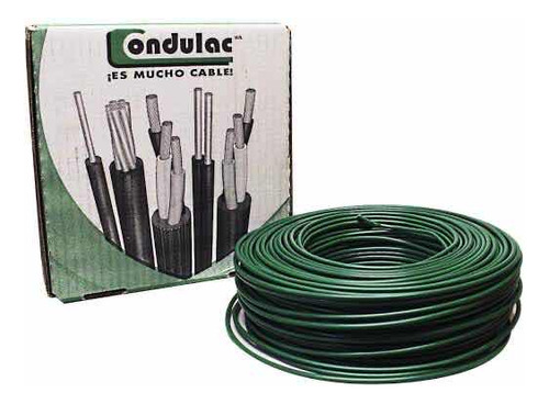 Cable Thw Cal. 8 Color Verde Condulac  100 Mts