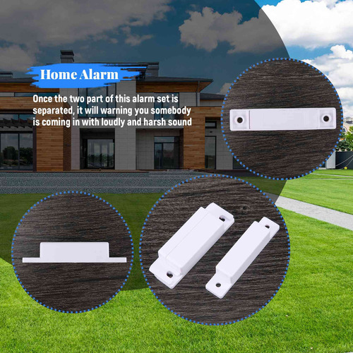 Interruptor De Alarma Con Sensor Magnético Para Puerta, Vent