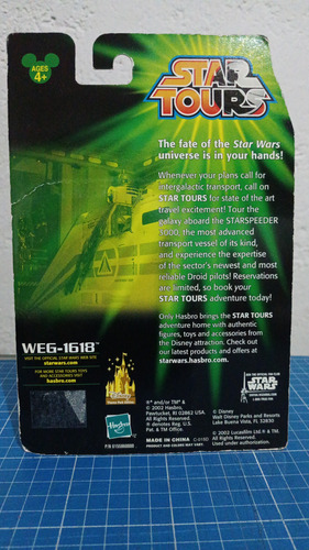 Weg-1618 Star Wars Droid Star Tours 2002 (Usado)