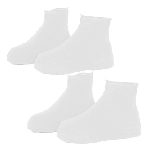Fundas Impermeables Para Zapatos L 2 Pares De Silicona Elást Color Talle
