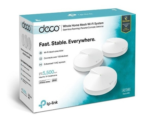 Router Tp-link Deco M5 3 Pack Sistema Mesh Dual Band Ac1300