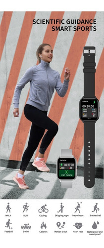 Imagen 6 de 8 de Smartwatch Colmi P8 Mix Silver Metal Strap Acero Inoxidable