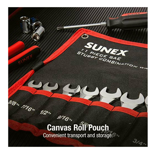 Sunex Tools 9930 Sae Juego De Llaves Combinadas, 3/8