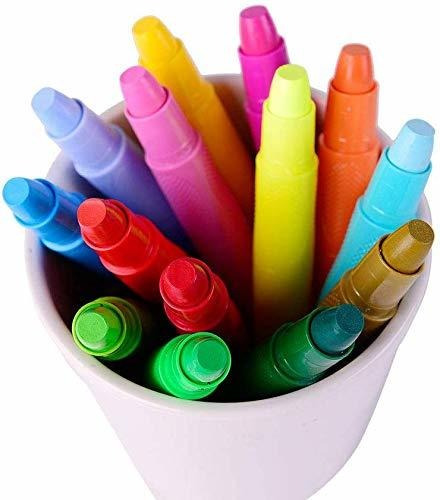 Pasteles De Aceite Mont Marte Para Niños, 24 Colores Pastel