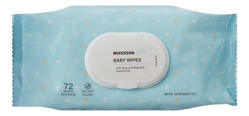 Mckesson Baby Wipe Soft Pack, 72 Toallitas Wpwbaby72u