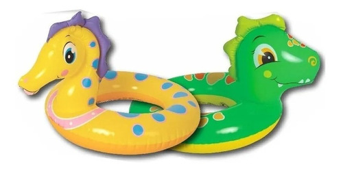 Flotador Aro Inflable Dinosaurio Infantil Salvavida Pileta