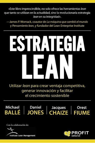 Libro Estrategia Lean - Jones, Daniel T.