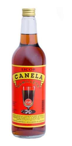 Canelita Licor Seco Canela Ramillete Botella 0,70lts Cln