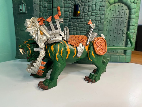 Battlecat Masters Of The Universe Mattel 2003, Con Armadura. (Usado)