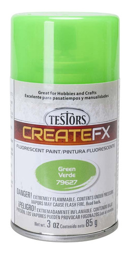 Spray Fx Color Verde Fluorescente 3oz