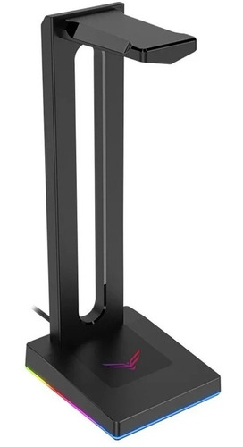 Imagen 5 de 5 de Base Para Audifonos Led Rgb 2usb + 3.5 Na-0952 Marca Naceb