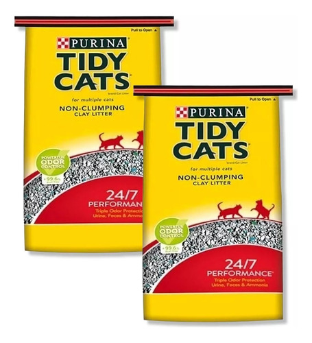  2 Arena Para Gatos Tidy Cats Control Olores 4.5k C/u 