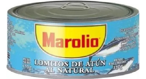 Lomo Atun Marolio Natural 170 Grs X 4 Unidades