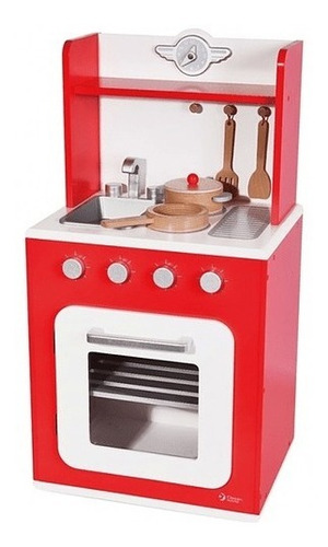 Cocina De Madera Red Classic - Kidscool