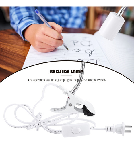 Lámpara De Sujeción Led De 1 Pieza Para Dormitorio, Lámpara