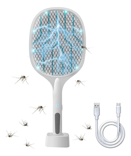Repelente De Mosquito Eléctrica 2 En 1, Recargable Por Usb,