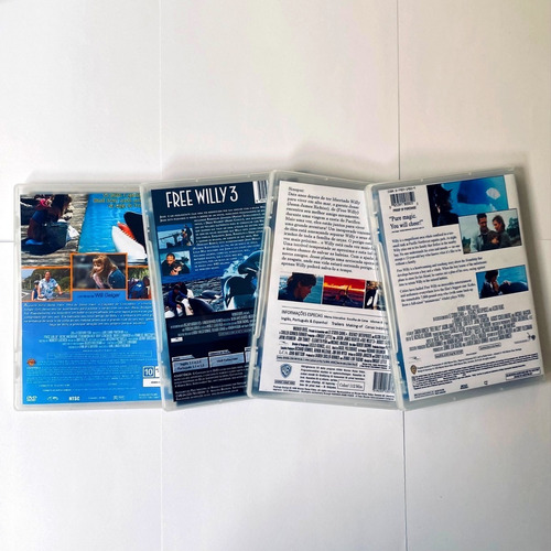 Dvd Free Willy I Ii Iii E A Grande Fuga Dublado E Legendado