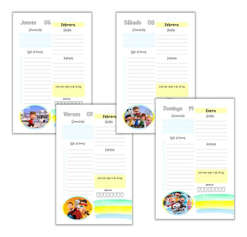 Archivo Imprimible Agenda Diaria 2025 Snoopy Pdf Portada Edi