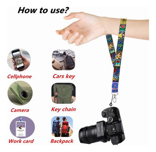 Llavero Con Cordón Para Identificación Y Funda Celular