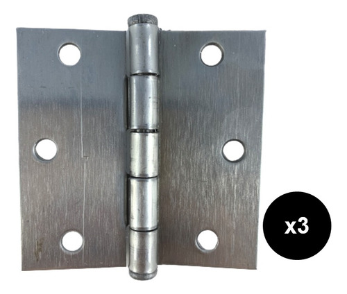 Bisagra Natural 3 PuLG X3unidades