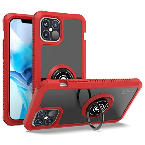 Coveron Funda De Teléfono De Anillo Diseñada Apple Ipho